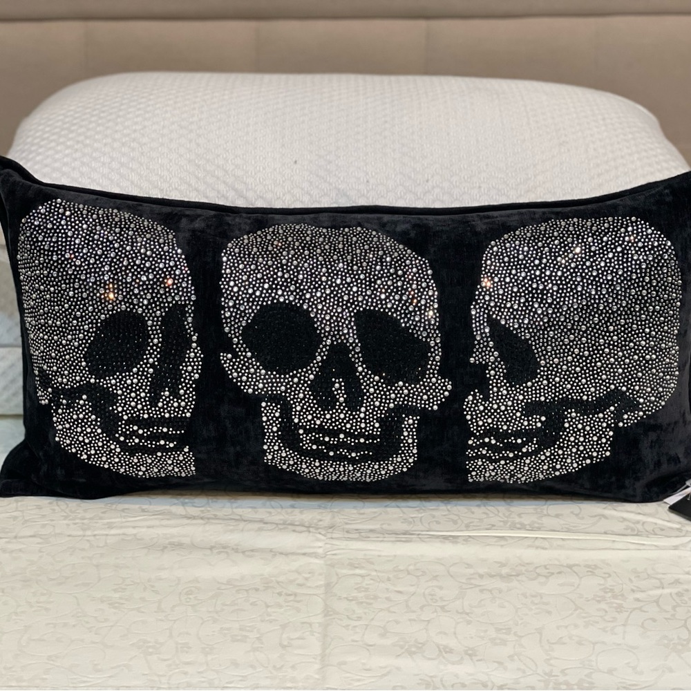 Designer SKULL Pillow